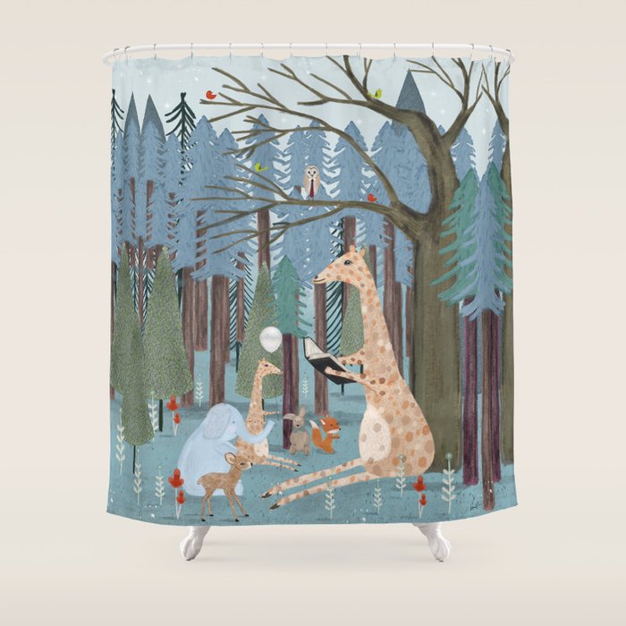 little story time Shower Curtain Gallery Image 1