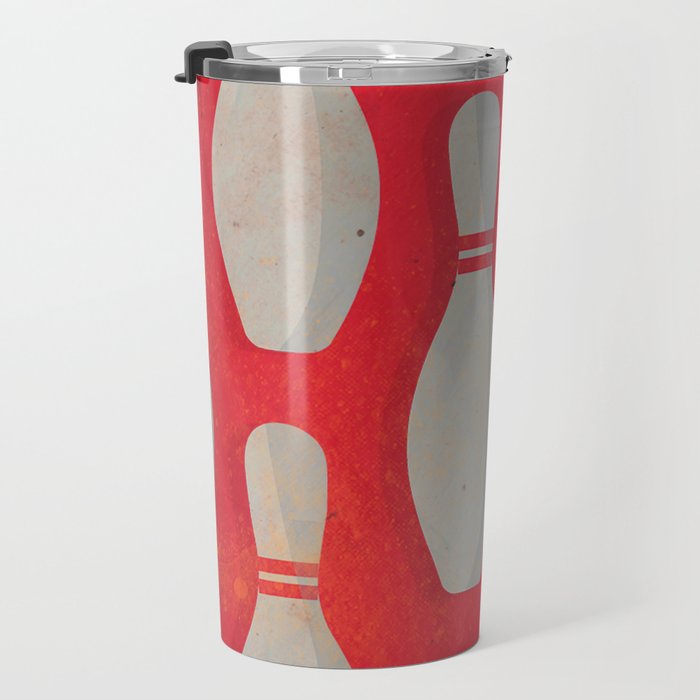 The Big Lebowski - Movie Poster, Coen brothers film, Jeff Bridges, John Turturro, bowling Travel Mug Gallery Image 3