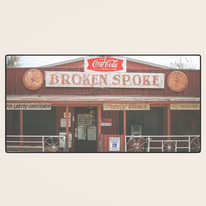 Broken Spoke Austin Texas Desk Mat Gallery Image 3