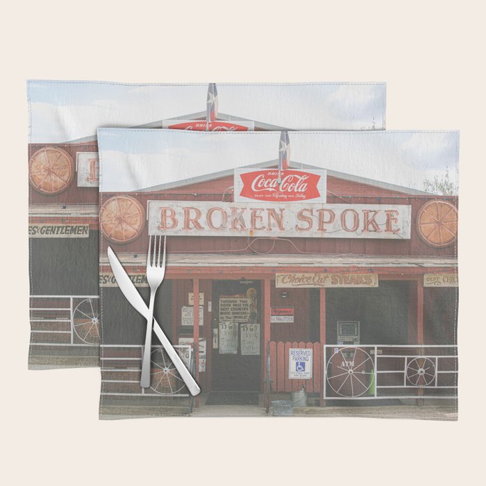 Broken Spoke Austin Texas Placemat Gallery Image 1