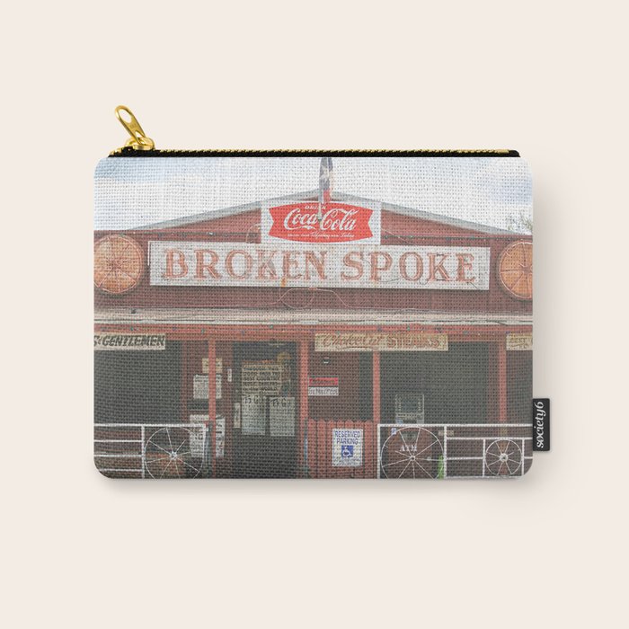 Broken Spoke Austin Texas Carry All Pouch Gallery Image 1