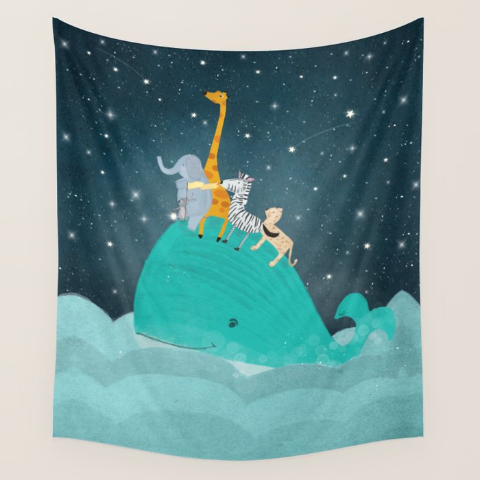 lets all go safari Wall Tapestry Gallery Image 4