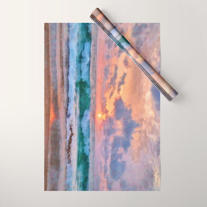 Sea view Wrapping Paper Gallery Image 1