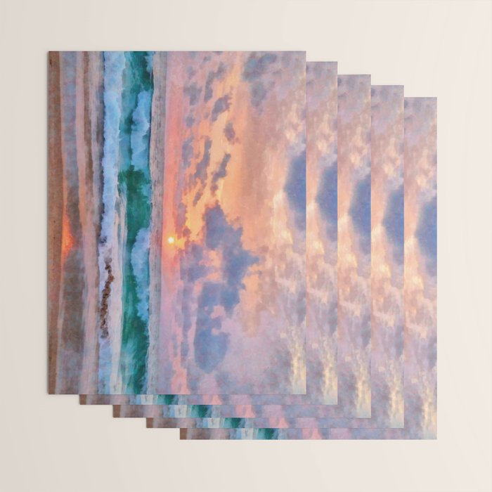 Sea view Wrapping Paper Gallery Image 3