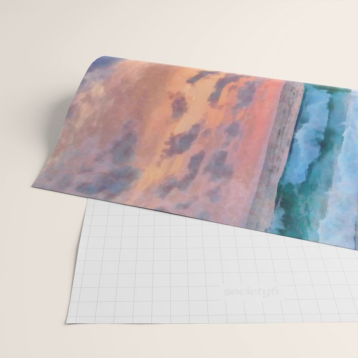 Sea view Wrapping Paper Gallery Image 2