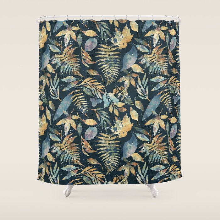 Twilight Foliage Dream Shower Curtain Gallery Image 1