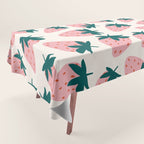 Cute Strawberry  Tablecloth Gallery Image 1