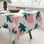 Cute Strawberry  Tablecloth Gallery Image 3