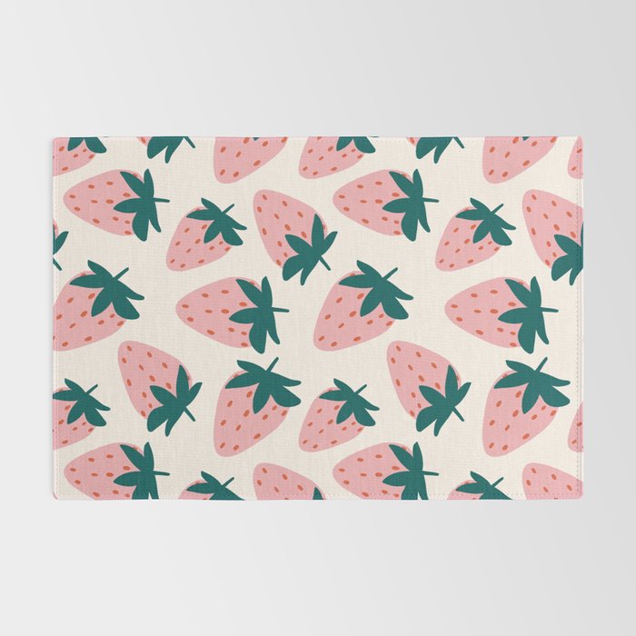 Cute Strawberry  Rug Gallery Image 2