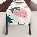 Cute Strawberry  Table Runner Gallery Image 1