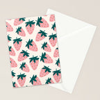 Cute Strawberry  Stationery Card Gallery Image 2