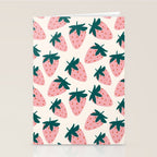 Cute Strawberry  Stationery Card Gallery Image 2