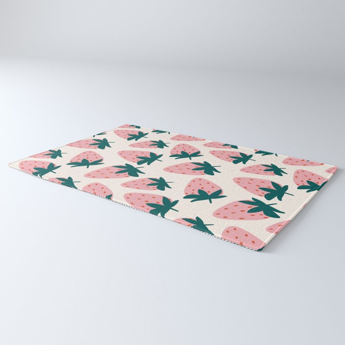 Cute Strawberry  Rug Gallery Image 3