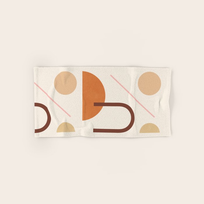 Abstraction_GEOMETRIC_SHAPE_ART_Minimalism_001C Bath Towel Gallery Image 1