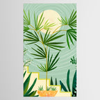 Midnight Moon Green Garden Scene Tablecloth Gallery Image 2