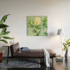 Midnight Moon Green Garden Scene Wood Wall Art Gallery Image 2