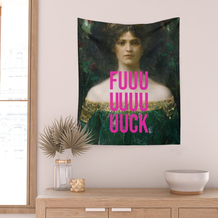 Fuck Wall Tapestry Gallery Image 2