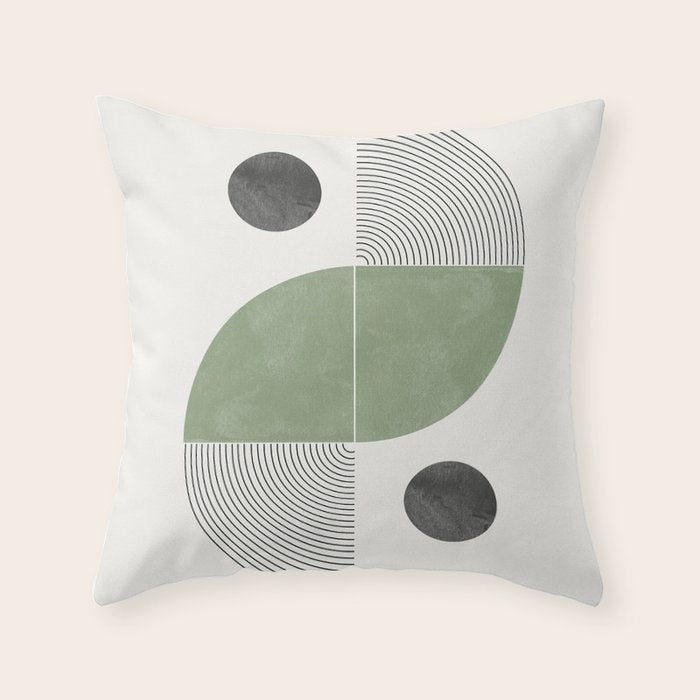 Geometric Shape 01 Throw Pillow Gallery Image 6
