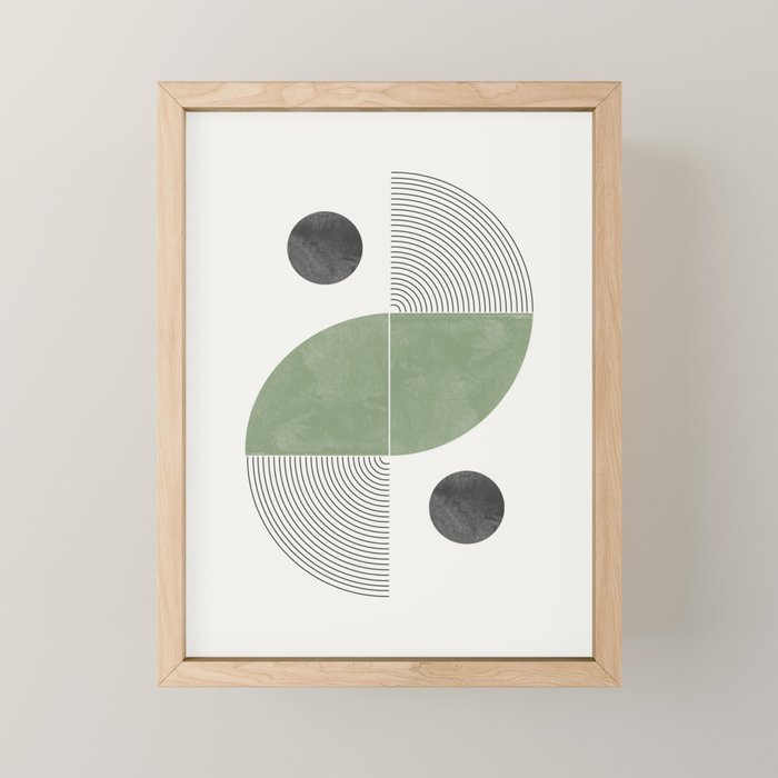 Geometric Shape 01 Mini Art Print Gallery Image 1
