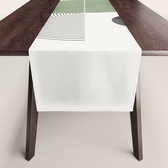 Geometric Shape 01 Table Runner Gallery Image 1