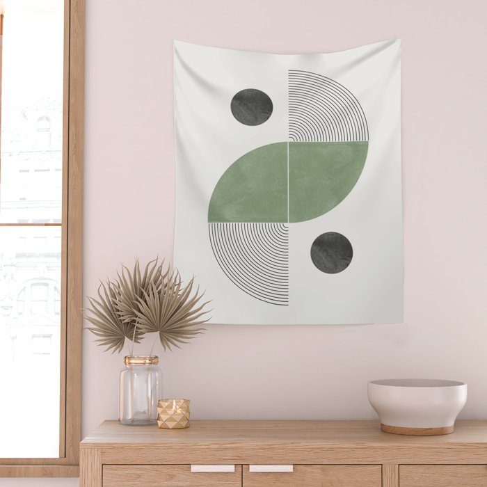 Geometric Shape 01 Wall Tapestry Gallery Image 2