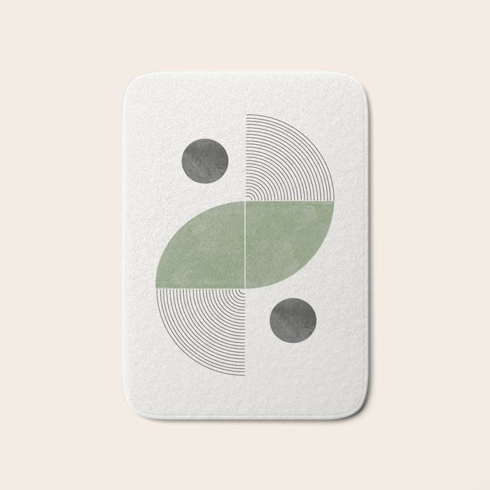 Geometric Shape 01 Bath Mat Gallery Image 1