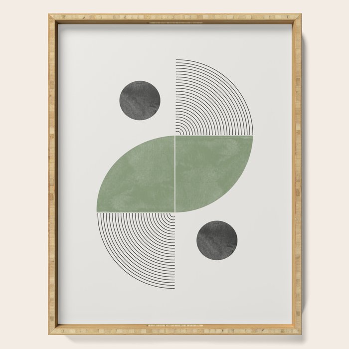 Geometric Shape 01 Serving Tray Gallery Image 1