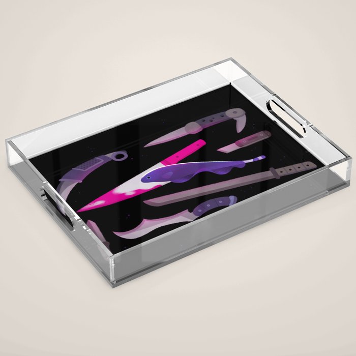 Ghost Knife fish Acrylic Tray Gallery Image 1