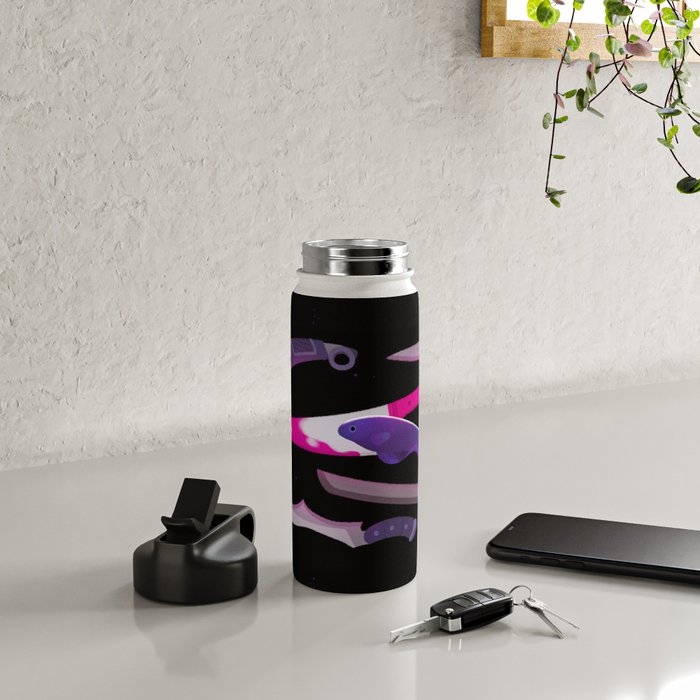 Ghost Knife fish Water Bottle Gallery Image 4