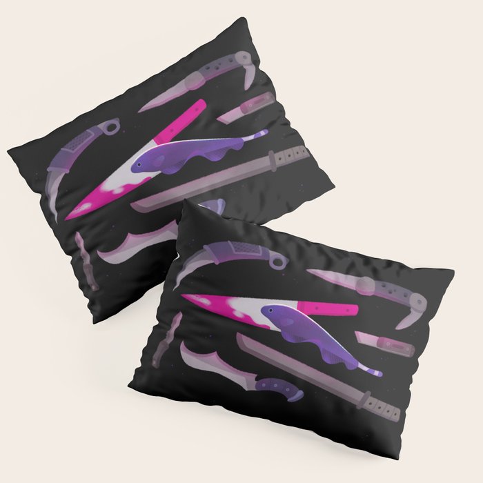 Ghost Knife fish Pillow Sham Gallery Image 3