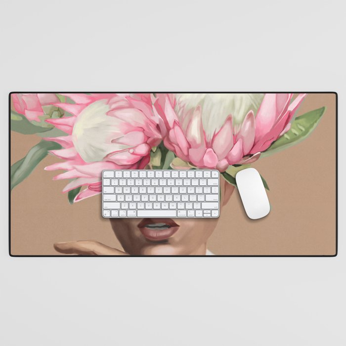 Floral Elegance 1 Desk Mat Gallery Image 1