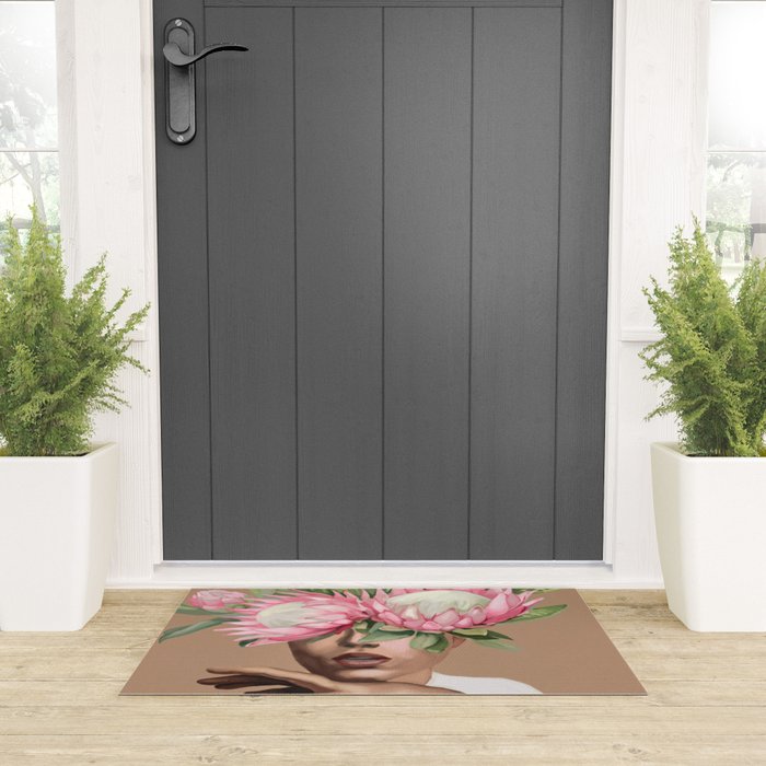 Floral Elegance 1 Welcome Mat Gallery Image 3