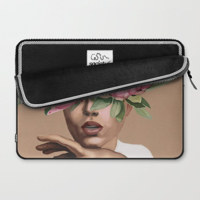 Floral Elegance 1 Laptop Sleeve Gallery Image 2