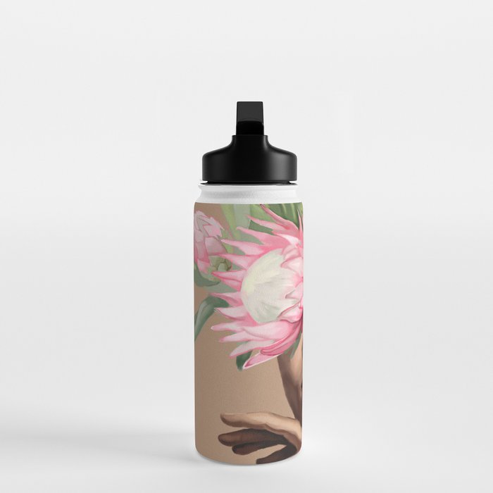 Floral Elegance 1 Water Bottle Gallery Image 3