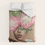 Floral Elegance 1 Duvet Cover Gallery Image 6