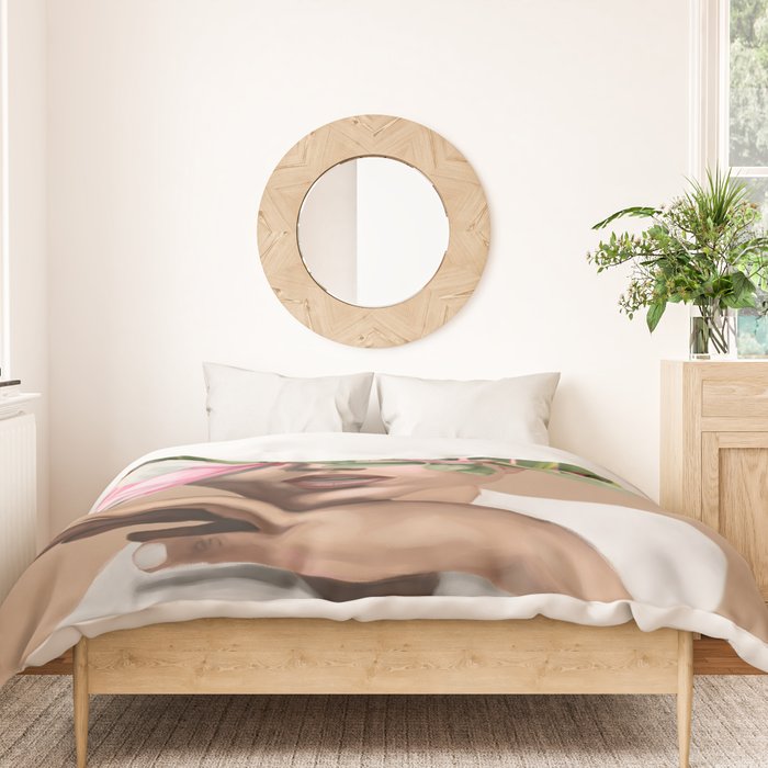 Floral Elegance 1 Duvet Cover Gallery Image 3