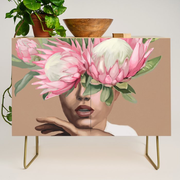 Floral Elegance 1 Credenza Gallery Image 1