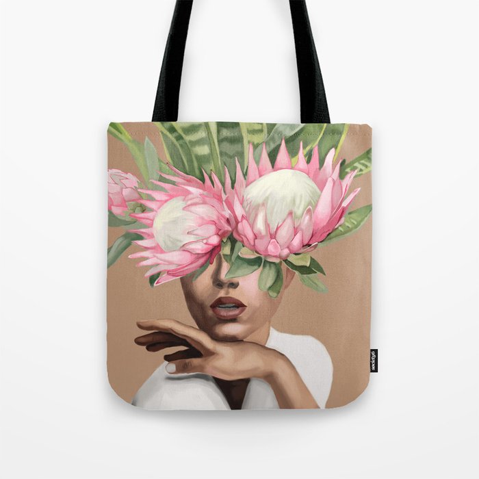 Floral Elegance 1 Tote Bag Gallery Image 1