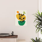 Abstract Organic Shapes and Leaves 2 Poster Gallery Image 2