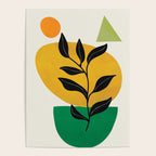 Abstract Organic Shapes and Leaves 2 Poster Gallery Image 4