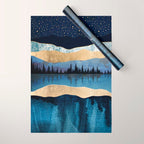 Midnight Lake Wrapping Paper Gallery Image 1