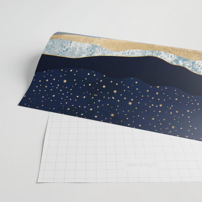 Midnight Lake Wrapping Paper Gallery Image 2