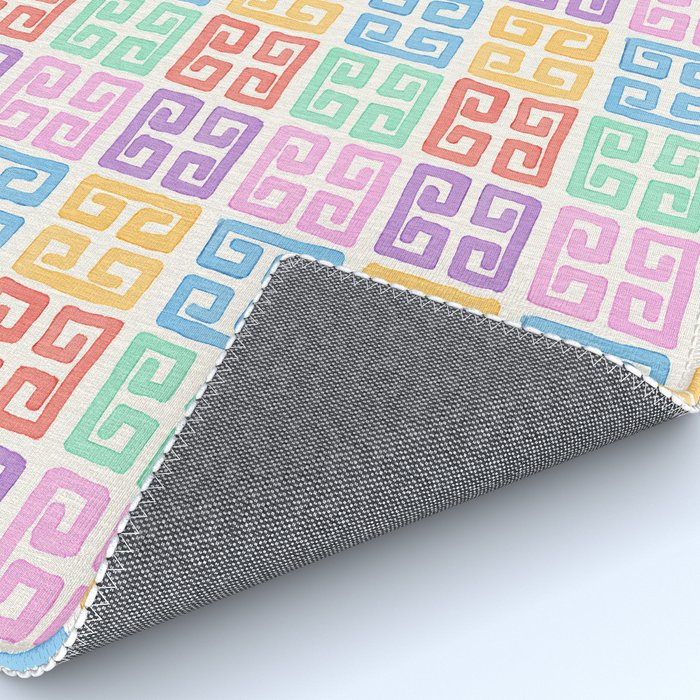 Colorful Greek Style Pattern Rug Gallery Image 4