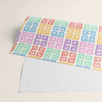 Colorful Greek Style Pattern Wrapping Paper Gallery Image 2