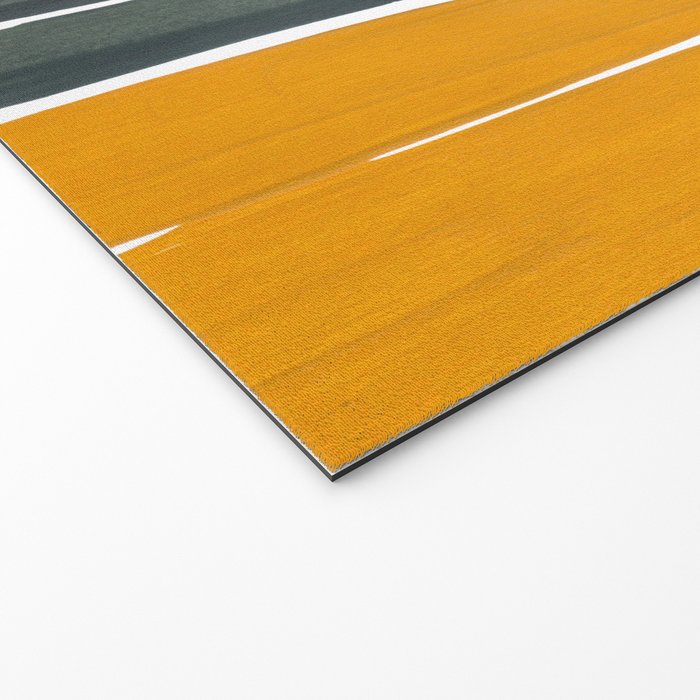 Late November Rothko Inspired Colorful Stripes Navy Blue Olive Green Yellow Welcome Mat Gallery Image 2