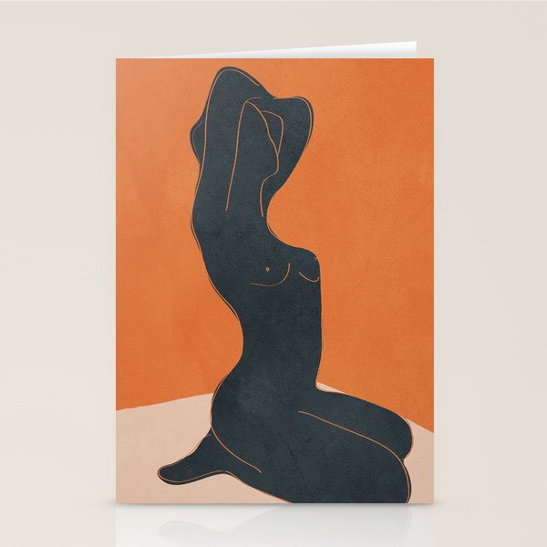 Abstract Nude IV Stationery Card Gallery Image 2