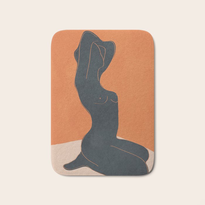 Abstract Nude IV Bath Mat Gallery Image 1
