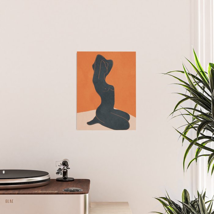 Abstract Nude IV Poster Gallery Image 2