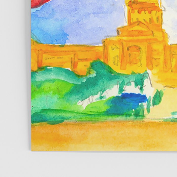Greetings From Austin Mural watercolor Poster Gallery Image 3