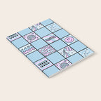Aquarius Checkered Print Notebook Gallery Image 2